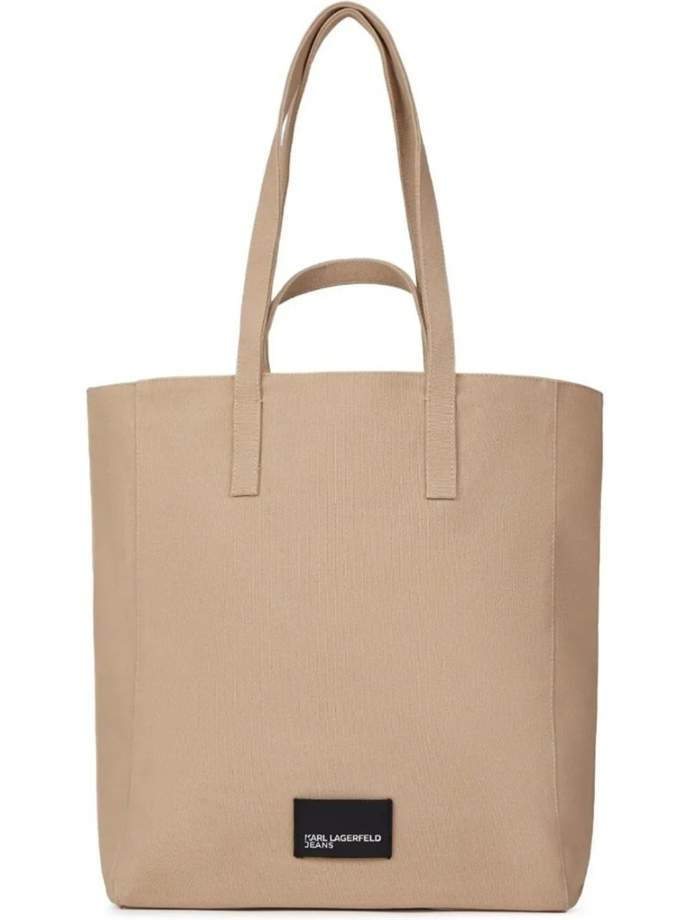 Chic Women's North-South Logo Shopper Tote Bag | Stylish Denim Look, Versatile